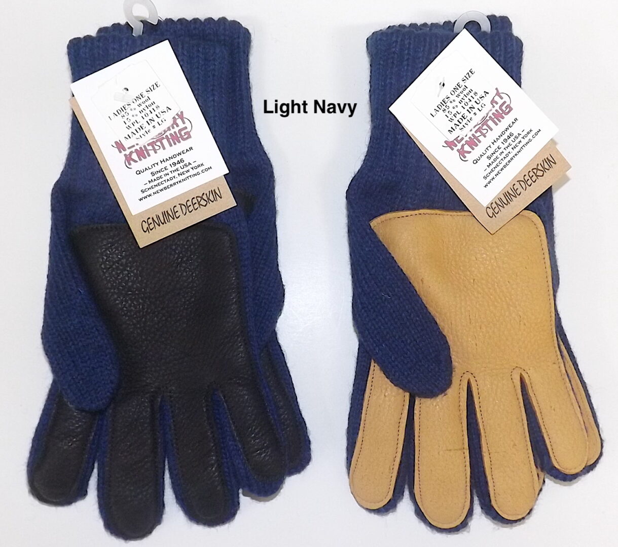 Newberry ragg wool gloves knit in Schenectady, New York